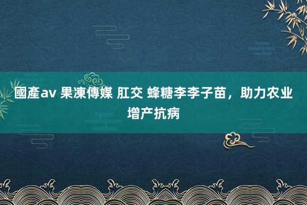 國產av 果凍傳媒 肛交 蜂糖李李子苗，助力农业增产抗病