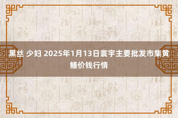 黑丝 少妇 2025年1月13日寰宇主要批发市集黄鳝价钱行情